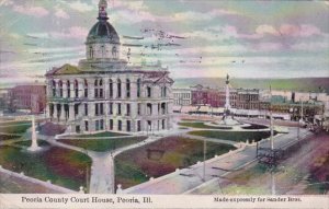 Illinois Peoria County Court House 1919