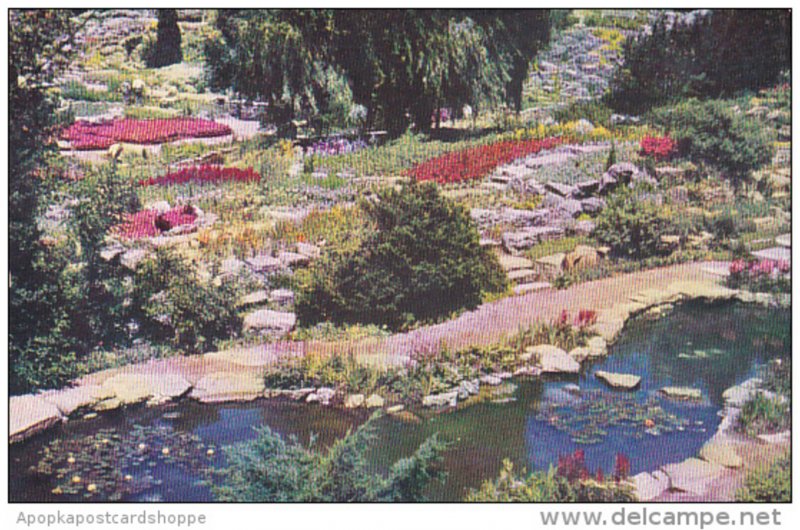 Canada Ontario Hamilton The Rock Garden In Midsummer Royal Botanical Gardens