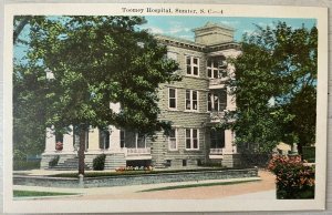 Vintage Postcard 1915-1930 Toomey Hospital Sumter South Carolina