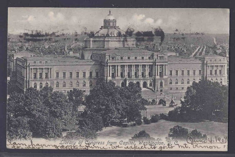 1901 LIBRARY OF CONGRESS, WASH DC