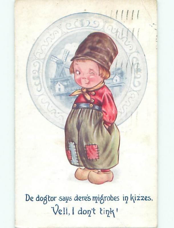 Divided-Back CHILDREN SCENE Great Postcard AA6546