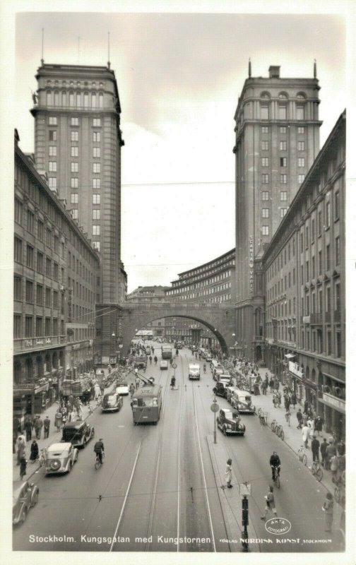 Sweden Stockholm Kungsgatan med Kungstornen 04.40