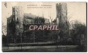Old Postcard Aachen B Frankenburg Jagdschloss Kaiser Karls des Grossen