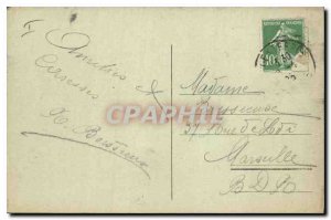 Postcard Old Lyon Perrache station and Hotel Terminus