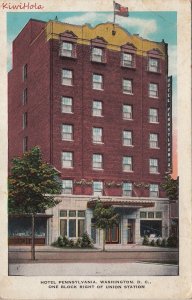 Postcard Hotel Pennsylvania Washington DC 1931