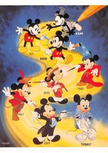 Generation Mickey MICKEY MOUSE Walt Disney c1980s 4x6 Vintage Postcard
