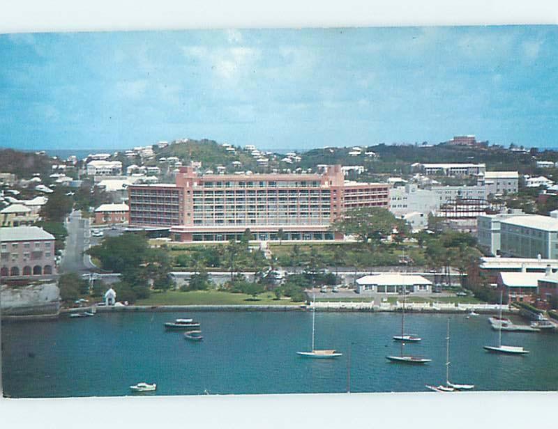 Pre-1980 HOTEL SCENE Hamilton Bermuda F6363