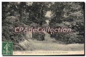 Old Postcard Le Raincy Le Carrefour de la Montagne Savart