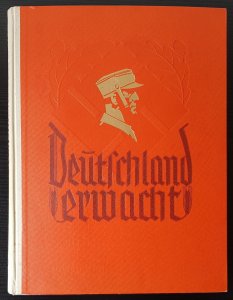 THIRD 3rd REICH ORIGINAL COMPLETE PROPAGANDA ALBUM DEUTSCHLAND ERWACHT EXCELLENT