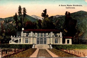 California A Sierra Madre Residence