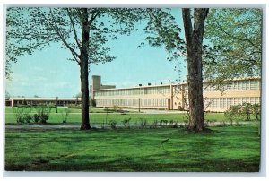 c1950 Cambridge Central School District 10 Building Cambridge New York Postcard