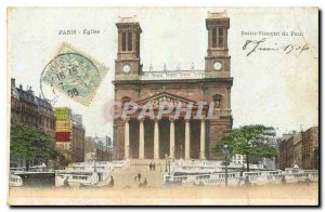 CARTE Postale Paris Former Church of Saint Vincent of Paul