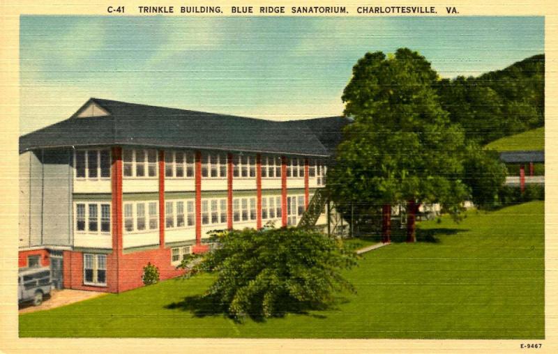 VA - Charlottesville. Blue Ridge Sanitorium. (Trinkle Building)