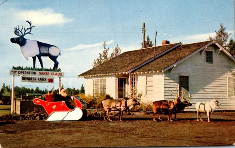 Oregon Redmond Reindeer Ranch Operation Santa Claus