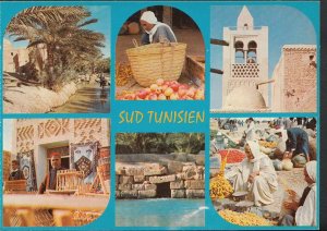 Tunisia Postcard - Views of South Tunisia - Landscapes and Portraits  RR1093