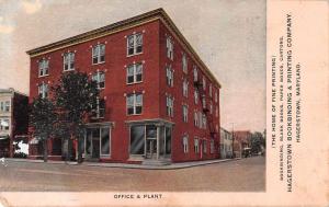 Hagerstown Maryland Bookbinding and Printing Co Antique Postcard J80162