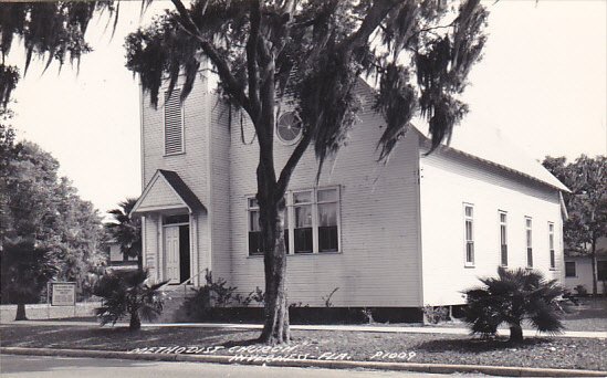 Methodist Church Inverness Florida Real Photo