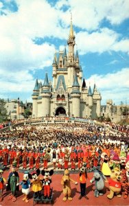 Florida Orlando Walt Disney World Cinderella Castle and Cast Of Thousands