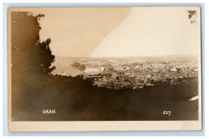 c1920's Aerial View Of Oran Algeria RPPC Photo Unposted Vintage Postcard 