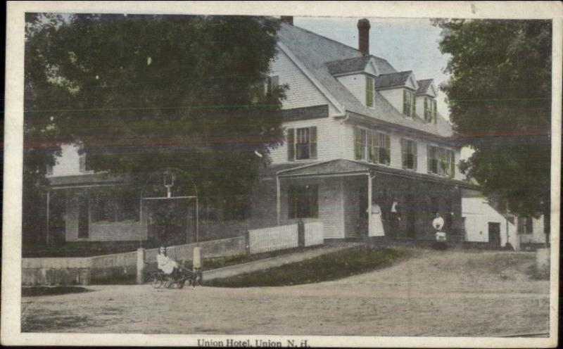 Union NH Union Hotel c1910 Postcard - Frank Swallow