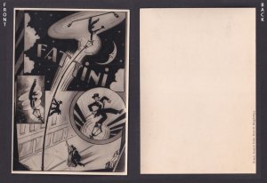 Vintage postcard Germany Circus Fattini Acrobat