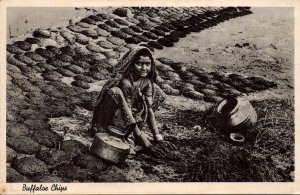 India ??? Native Girl Buffalo Chips