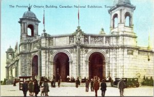 VINTAGE POSTCARD THE PROVINCE OF ONTARIO BUILDING CANADIAN NATIONAL EXHIBITION