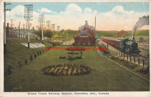 Canada, Ontario, Hamilton, Grand Trunk Railroad Station, Valentine  No 100813