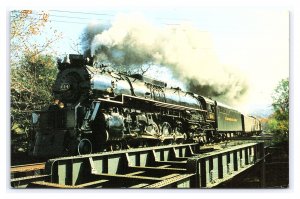 Chesapeake & Ohio Railway Steam Locomotive Number 614 Postcard