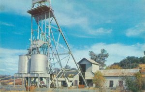 Mother Lode Country California Eureka Mine, Sutter Creek 1957 Chrome Postcard