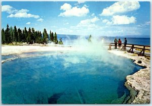 Postcard - Abyss Pool - Yellowstone National Park, Wyoming 