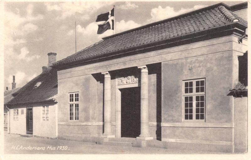 ODENSE DENMARK DANEMARK~HANS CHRISTIAN ANDERSON HOUSE 1930 PHOTO POSTCARD