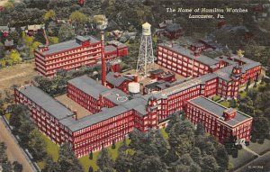 Home of Hamilton Watches Lancaster, Pennsylvania PA Postcards