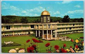 Vtg Mt Pocono Pennsylvania PA Mount Airy Lodge Grand View Towers Postcard