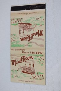 Mural Room Boat Ship 30 Front Strike Matchbook Cover