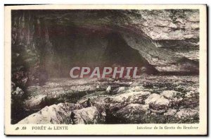 Old Postcard Drill Slow Interior of the Grotto of Brudour