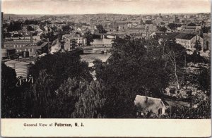 General View of Paterson New Jersey Vintage Postcard C210