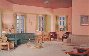 Chicago Illinois Temple Sky Parsonage Pink Room Vintage Postcard K41250 