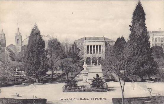 Spain Madrid Retiro El Parterre