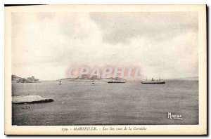 Old Postcard Marseille Islands views of the Corniche