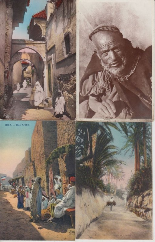 NORTH AFRICA TYPES FOLKLORE 48 Vintage Postcards Mostly pre-1940 (L5778)