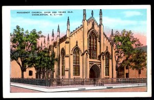 South Carolina CHARLESTON Huguenot Church over 200 Years Old ~ WB