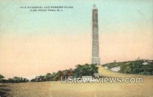 War Memorial And Parking Plaza  - High Point, New Jersey NJ Postcard