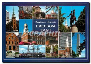 Modern Postcard The Freedom Trail in Historic Boston