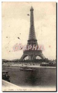 Paris - 7 - Tour Eiffel - Eiffel Tower - Old Postcard