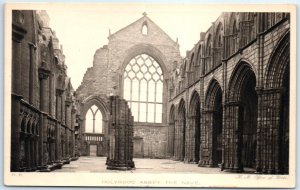 Postcard - Holyrood Abbey, The Nave - Edinburgh, Scotland