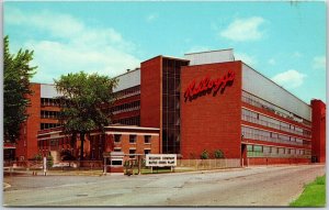 Kellogg Company Battle Creek Plant Michigan MI Street View & Building Postcard