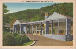 Postcard New Riverside Hotel  Gatlinburg TN
