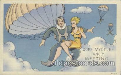 Military Comic Postcard Postcards  