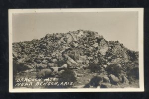 RPPC NEAR BENSON ARIZONA DRAGOON MOUNTAINS VINTAGE REAL PHOTO POSTCARD